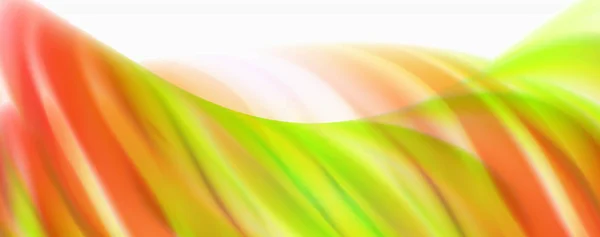 Moderno flujo de color líquido en blanco - cartel de flujo de colores. Techno Wave Forma líquida en fondo de color blanco. Diseño para su proyecto de diseño — Archivo Imágenes Vectoriales