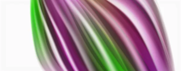 Olas líquidas de colores brillantes fondo abstracto,, modernas líneas techno — Vector de stock