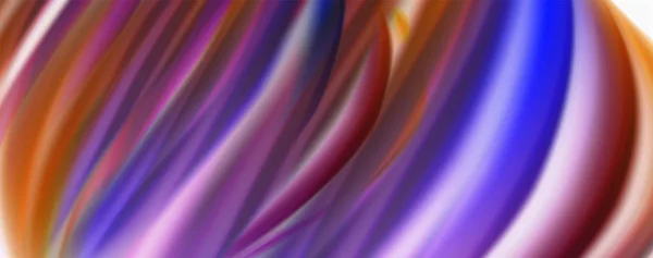 Glänzend bunte flüssige Wellen abstrakten Hintergrund,, moderne Techno-Linien — Stockvektor