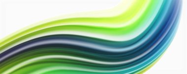 Beyaz renkli akış poster modern sıvı renk akışı. Beyaz renk arka planda techno Wave sıvı şekli. Tasarım projeniz için tasarım