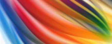 Beyaz renkli akış poster modern sıvı renk akışı. Beyaz renk arka planda techno Wave sıvı şekli. Tasarım projeniz için tasarım