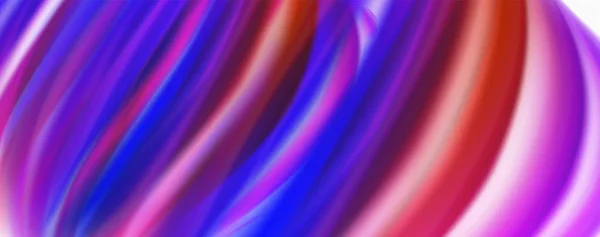 Кольорові хвилі, рідкий концептуальний абстрактний фон — стоковий вектор