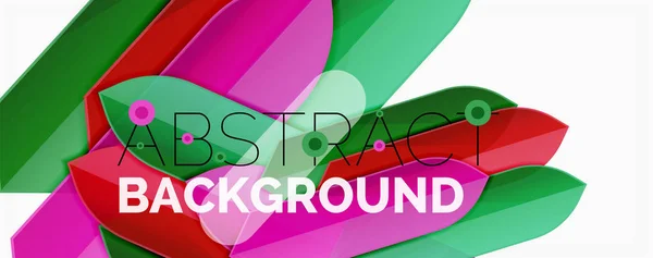 Abstracte kleur lijnen dynamische achtergrond, moderne materiaal ontwerp stijl — Stockvector