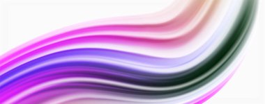 Parlak renkli sıvı dalgalar soyut arka plan, modern techno hatları