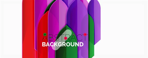 Líneas de color abstractas fondo dinámico, estilo moderno de diseño de materiales — Vector de stock