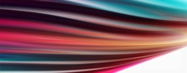 Beyaz renkli Poste modern techno Fluid renk akışı. Tasarım için sanat