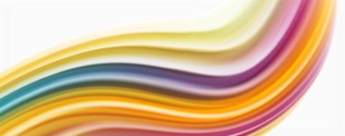 Beyaz renkli Poste modern techno Fluid renk akışı. Tasarım için sanat