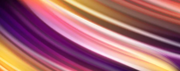 흐르는 액체 색상-현대 다채로운 흐름 포스터입니다. 물결 액체 모양. 디자인 프로젝트를 위한 아트 디자인 — 스톡 벡터