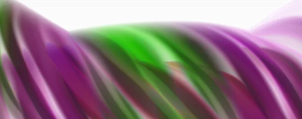 Brillant coloré vagues liquides fond abstrait,, lignes techno modernes — Image vectorielle