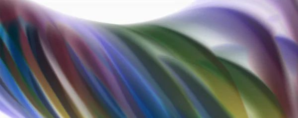 Глянцеві барвисті рідкі хвилі абстрактний фон, сучасні техно лінії — стоковий вектор
