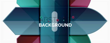 Renk çizgileri, modern geometrik soyut arka plan. Minimalist tasarım, yaratıcı konsept, oklar ve üçgen şekilleri ile çizgiler