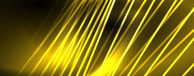 Çizgiler, soyut duvar kağıdı, parlak hareket, sihirli uzay ışığı ile parlak renkli neon ışık. Techno soyut arka plan