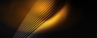 Çizgiler, soyut duvar kağıdı, parlak hareket, sihirli uzay ışığı ile parlak renkli neon ışık. Techno soyut arka plan