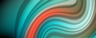 Akan sıvı renkler-modern renkli akış poster. Dalga sıvı şekiller. Tasarım projeniz için sanat tasarımı