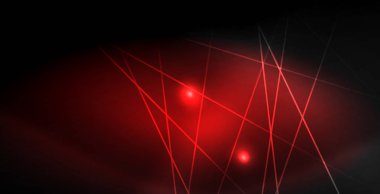 Neon renkli soyut çizgiler