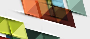 Üçgen geometrik modern iş sunumu tasarım şablonu, herhangi bir arka plan için soyut desen