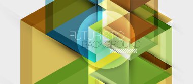 Altıgen vektör iş sunumu veya broşür şablonu, teknoloji modern tasarım