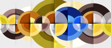 Geometrik tasarım arka plan - daireler