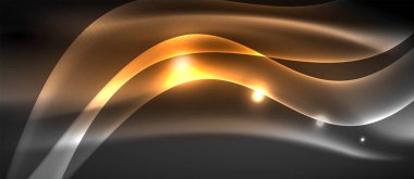 Neon ışık dalgaları