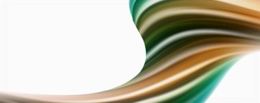 Renk akan dalgalar, sıvı kavramsal soyut arka plan