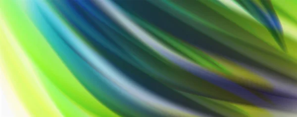 Fluxo de cor líquido moderno em branco - cartaz de fluxo colorido. Techno Onda Forma líquida em fundo de cor branca. Design para o seu projeto de design — Vetor de Stock