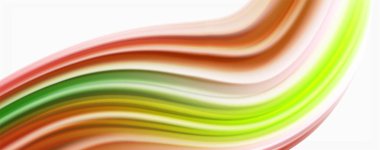 Beyaz renkli Poste modern techno Fluid renk akışı. Tasarım için sanat