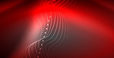 Neon çizgiler parlak parlayan arka plan