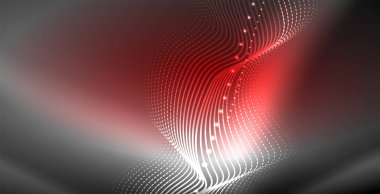 Neon çizgiler parlak parlayan arka plan