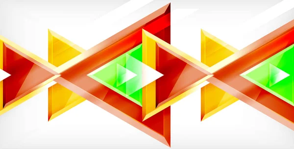 Brillant fond triangles brillant — Image vectorielle