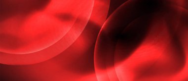 Parlak neon çevrelerde soyut arka plan