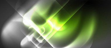 Neon parlayan tekno çizgiler, yüksek teknoloji fütüristik soyut arka plan şablonu