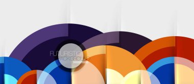 Geometrik tasarım arka plan - daireler