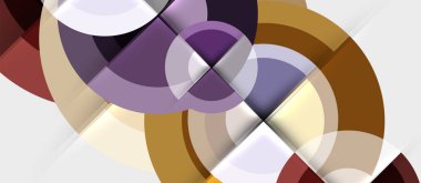 Geometrik tasarım arka plan - daireler