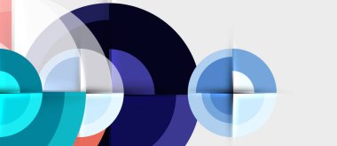 Geometrik tasarım arka plan - daireler