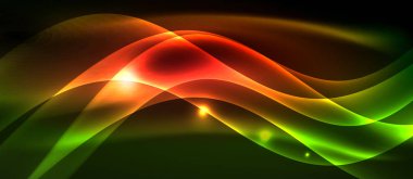 Neon ışık dalgaları