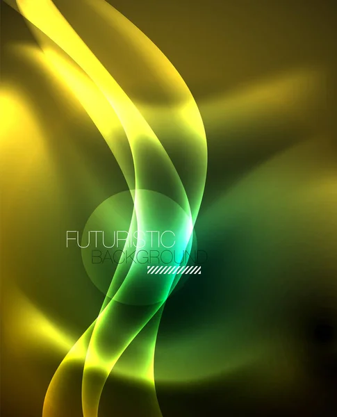 Glowing shiny light abstract background — Stock Vector