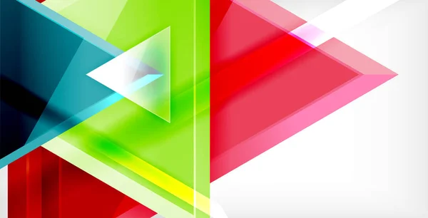 Trojúhelník abstraktní pozadí — Stockový vektor
