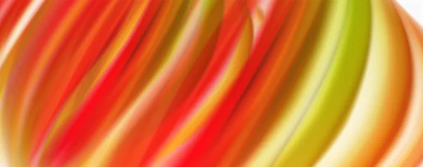 Цветовые волны, жидкий концептуальный фон — стоковый вектор