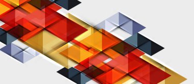 Üçgen geometrik modern iş sunumu tasarım şablonu, herhangi bir arka plan için soyut desen