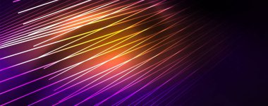 Çizgiler, dış mekan arka planı, parlak ışınları ile renk ışığı