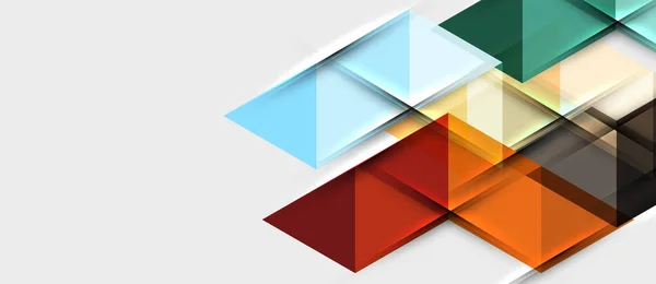 Triangel geometrisk modern Affärspresentation designmall — Stock vektor