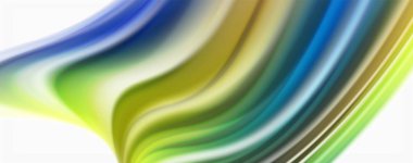 Parlak renkli sıvı dalgalar soyut arka plan, modern techno hatları