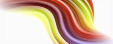 Renk akan dalgalar, sıvı kavramsal soyut arka plan