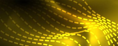 Parlak neon hatları techno Magic futuristik arka plan, sihirli enerji alanı ışık kavramı, soyut arka plan duvar kağıdı tasarım