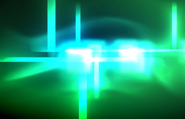 Neon świecące linie techno, hi-tech futurystyczny streszczenie tło szablonu z kwadratowych kształtów — Wektor stockowy