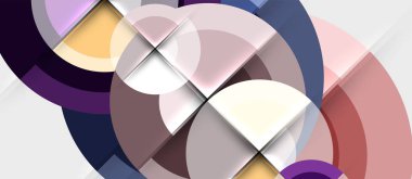 Geometrik tasarım arka plan - daireler