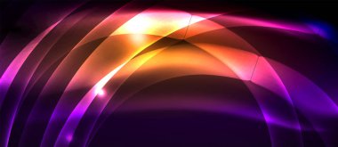 Neon ışık dalgaları