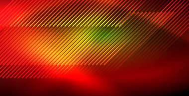 Neon parlayan dalga, sihirli enerji ve ışık arka plan