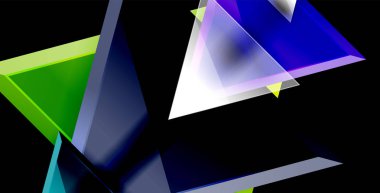 Dinamik üçgen kompozisyon soyut arka plan