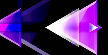 Dinamik üçgen kompozisyon soyut arka plan